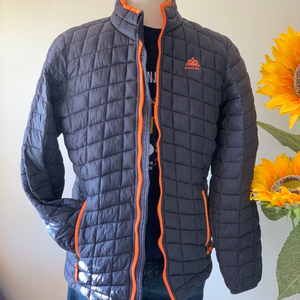Snozud jacket L (14-16), color grey and orange